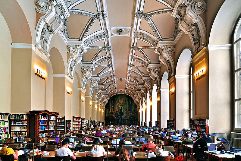 General Reading Room of National Library of the Czech Republic. author of the picture: Anton Fedorenko